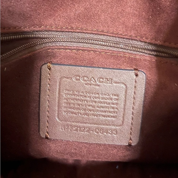 NWOT COACH GEORGIE MIDNIGHT BLUE SNAKE - Picture 4 of 8